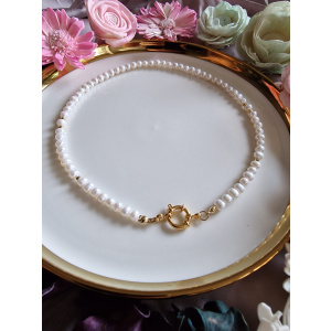 Naszyjnik Perła naturalna, Hematyt