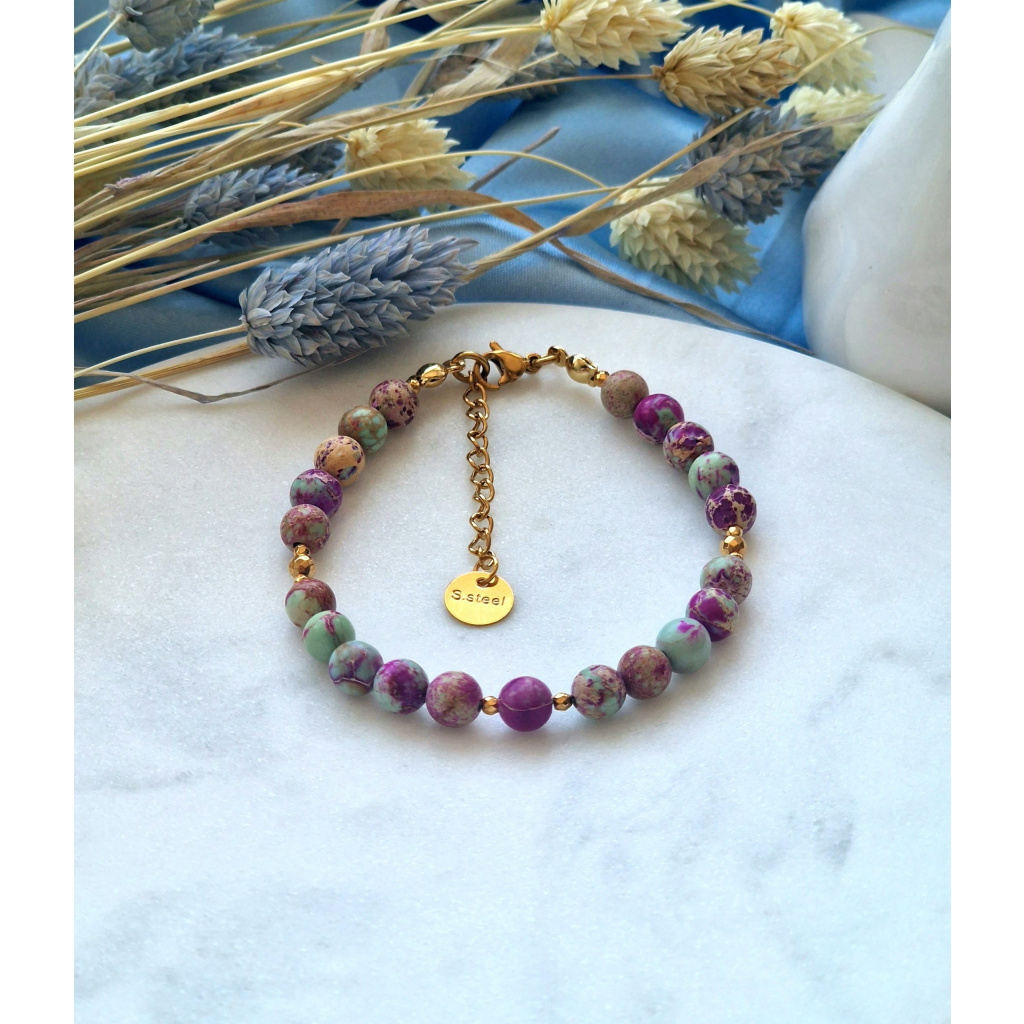 Bransoletka Jaspis cesarski, Hematyt