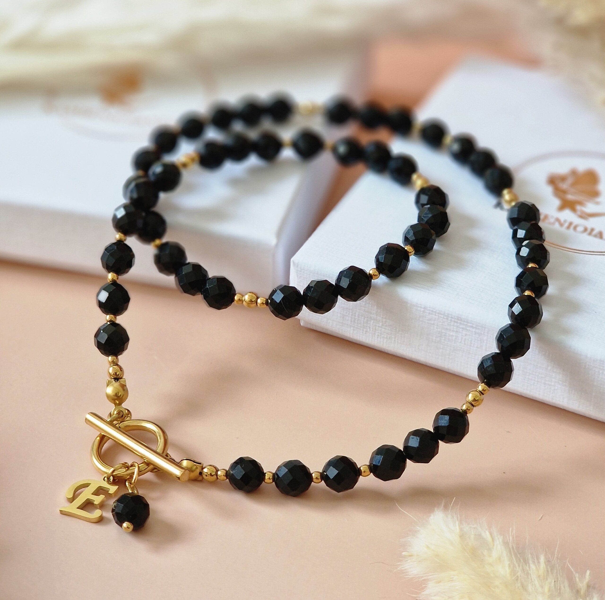 Naszyjnik Turmalin, Hematyt - obrazek 2