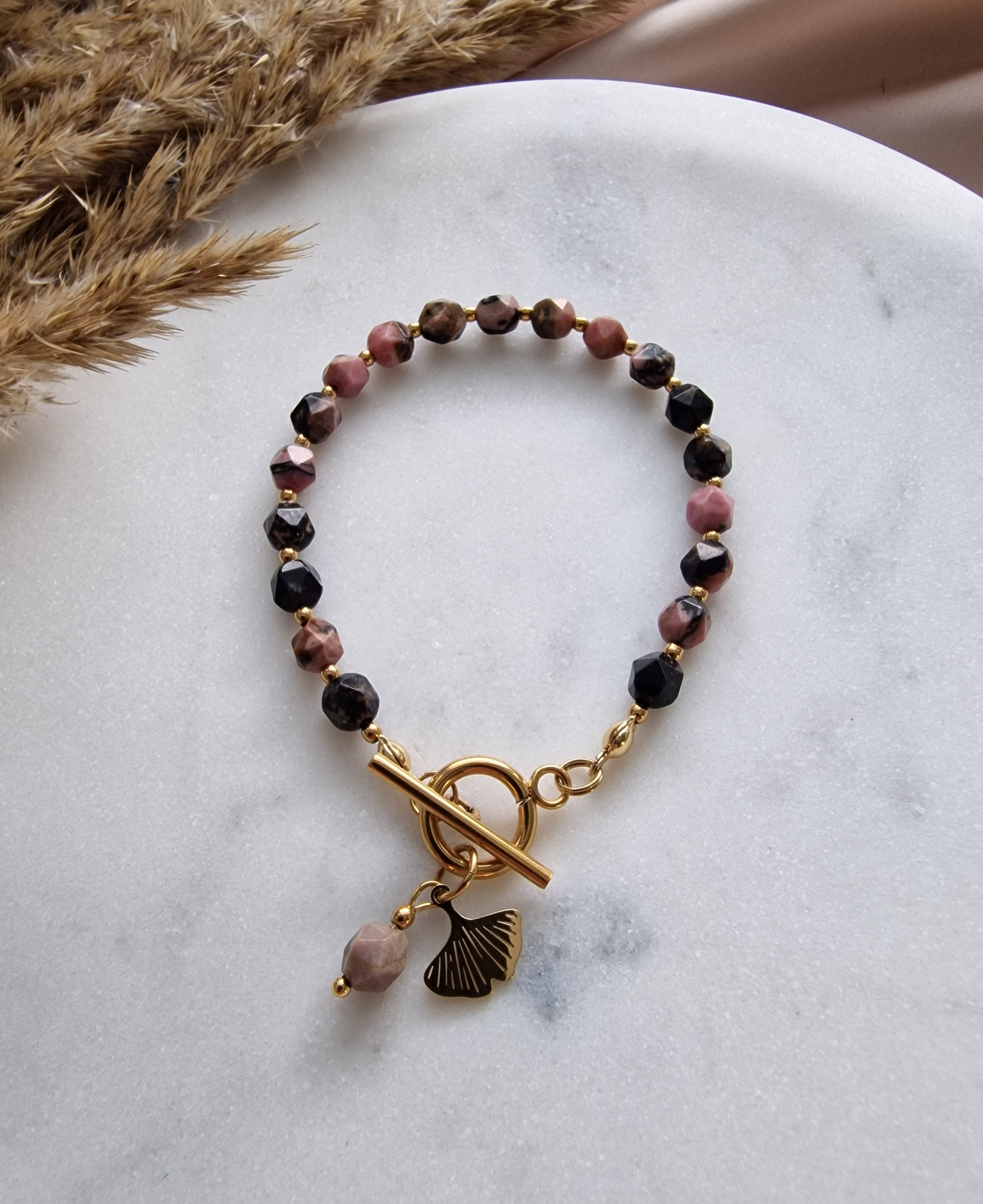 Bransoletka Rodonit, Hematyt - obrazek 2