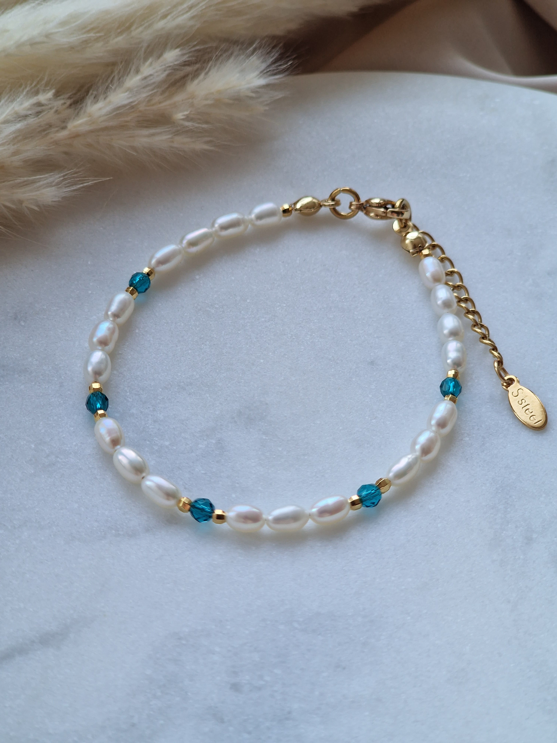 Bransoletka Perła, Kwarc, Hematyt - obrazek 2