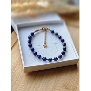 Bransoletka Lapis lazuli, Hematyt