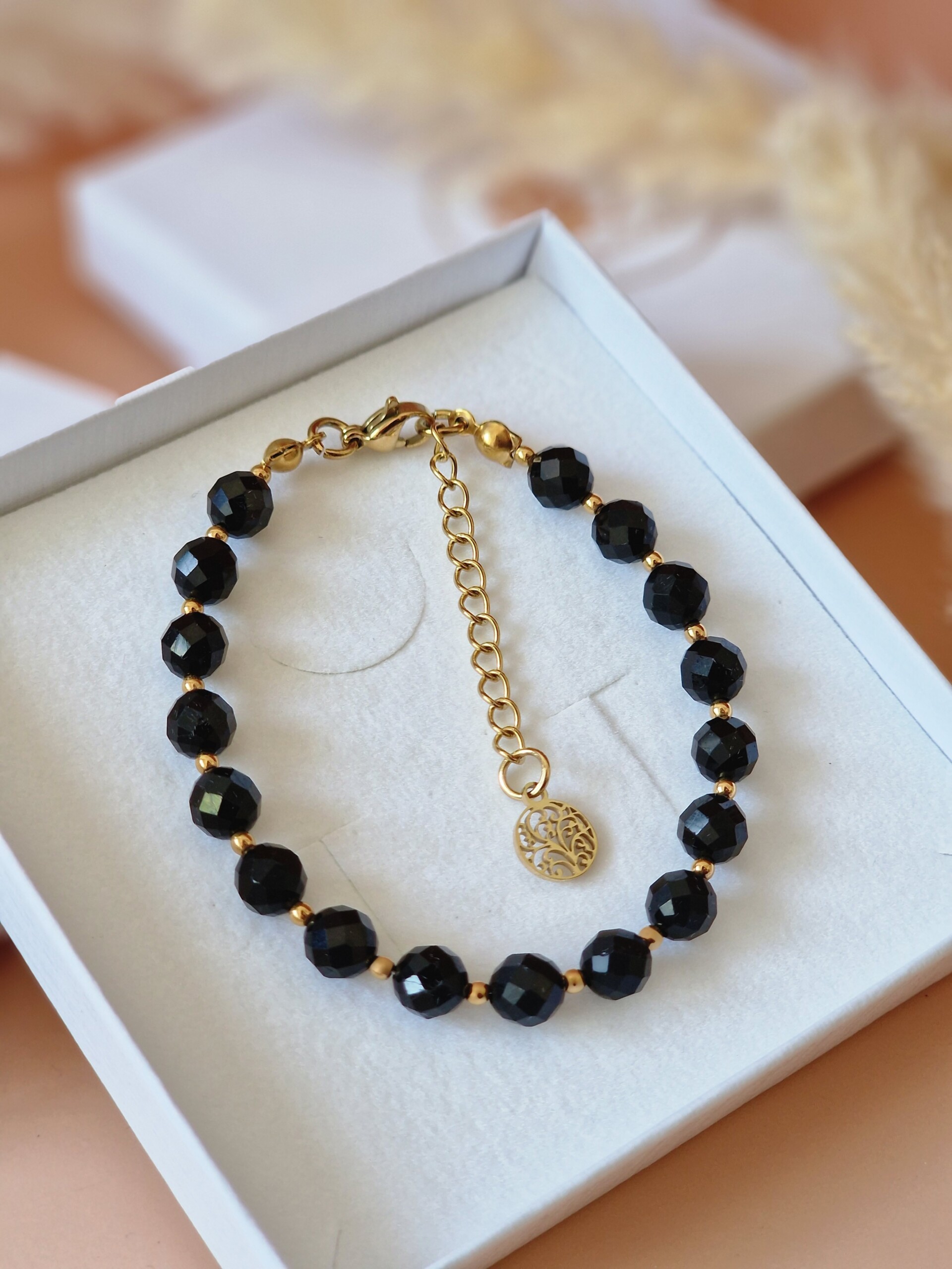 Bransoletka Turmalin, Hematyt