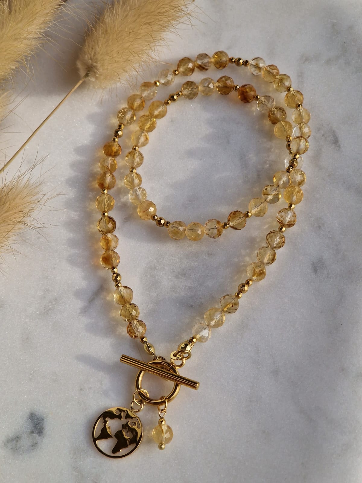 Naszyjnik Cytryn, Hematyt