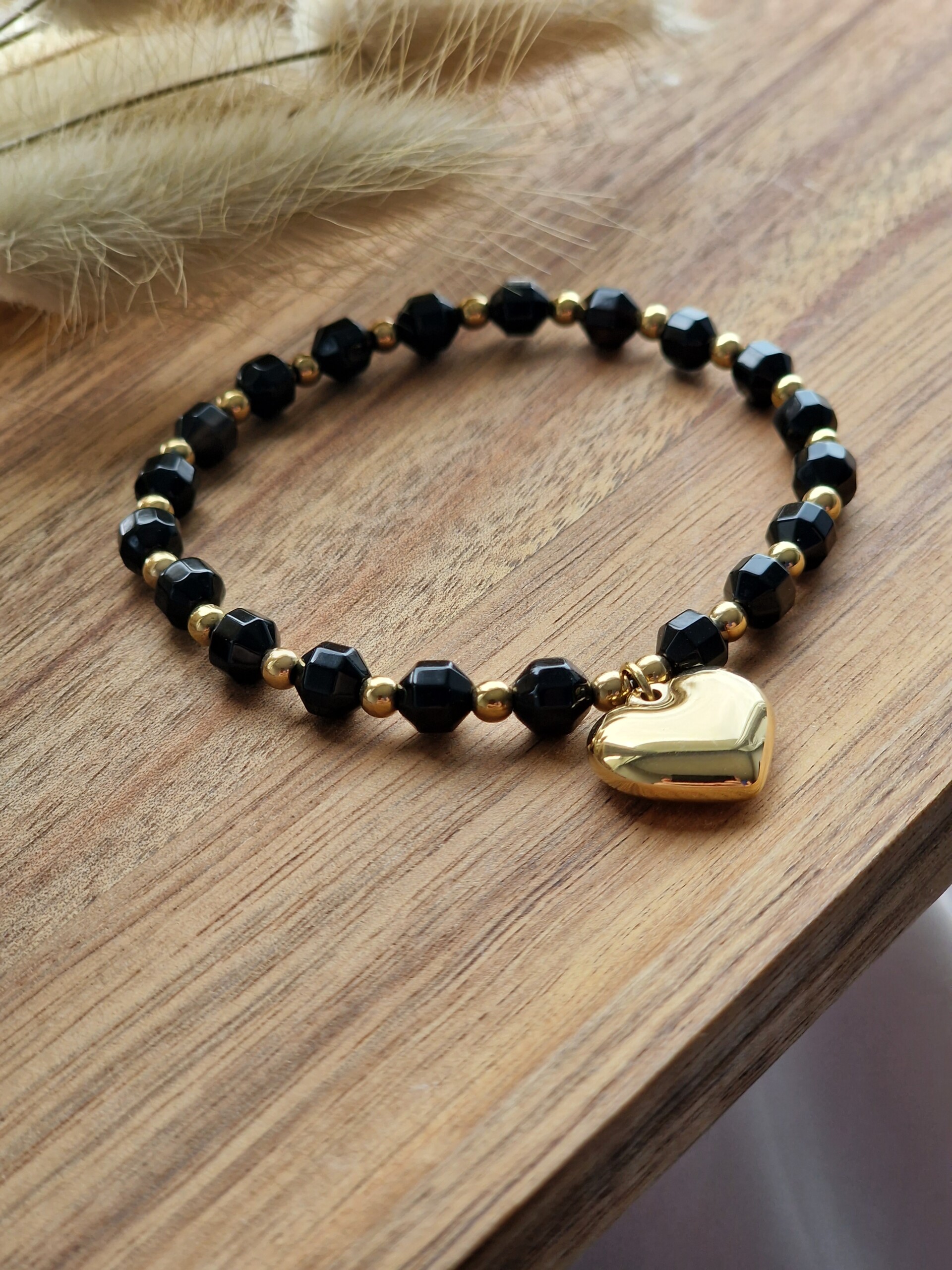 Bransoletka Agat, Hematyt