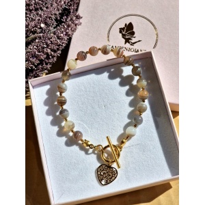 Bransoletka Agat Botswana, Hematyt