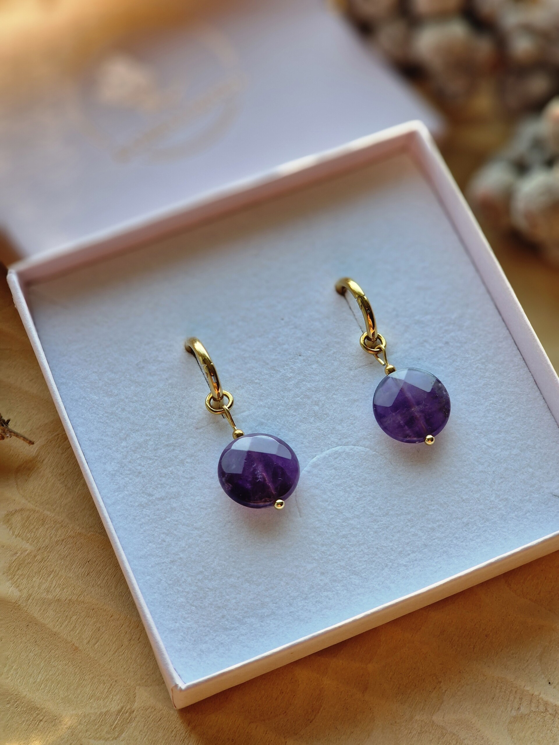 Kolczyki Ametyst - obrazek 2