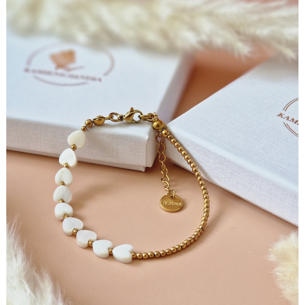 Bransoletka Masa perłowa, Hematyt