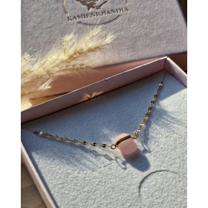 Naszyjnik  Kwarc różowy