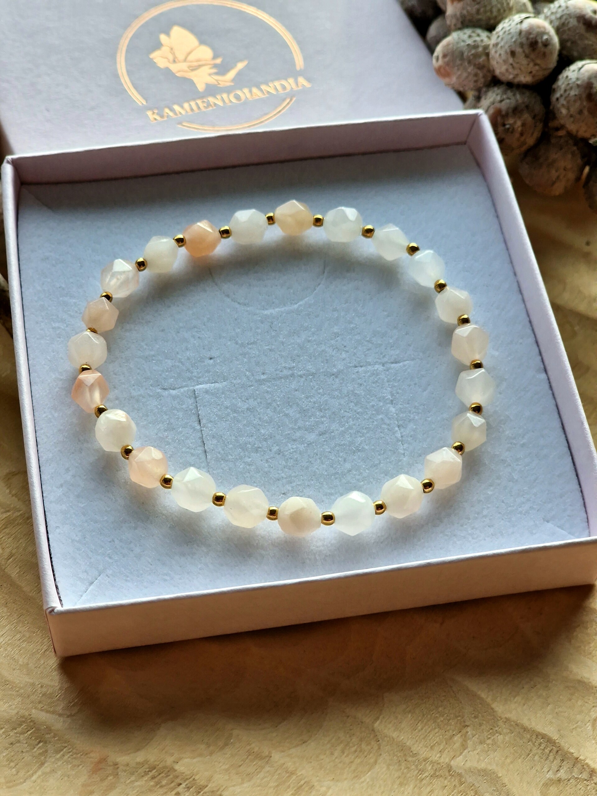 Bransoletka Awenturyn brzoskwiniowy, Hematyt