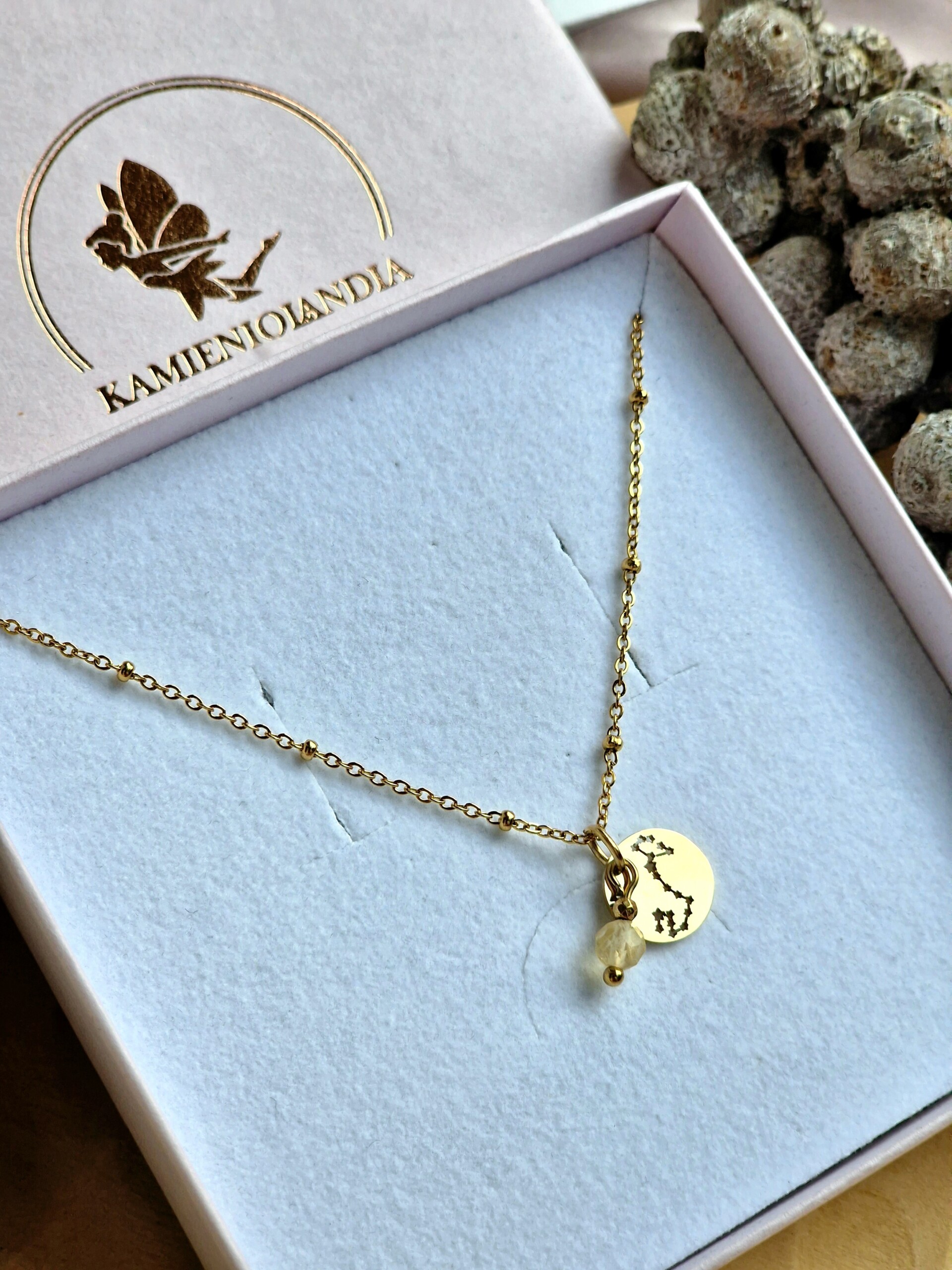 Naszyjnik Skorpion konstelacja