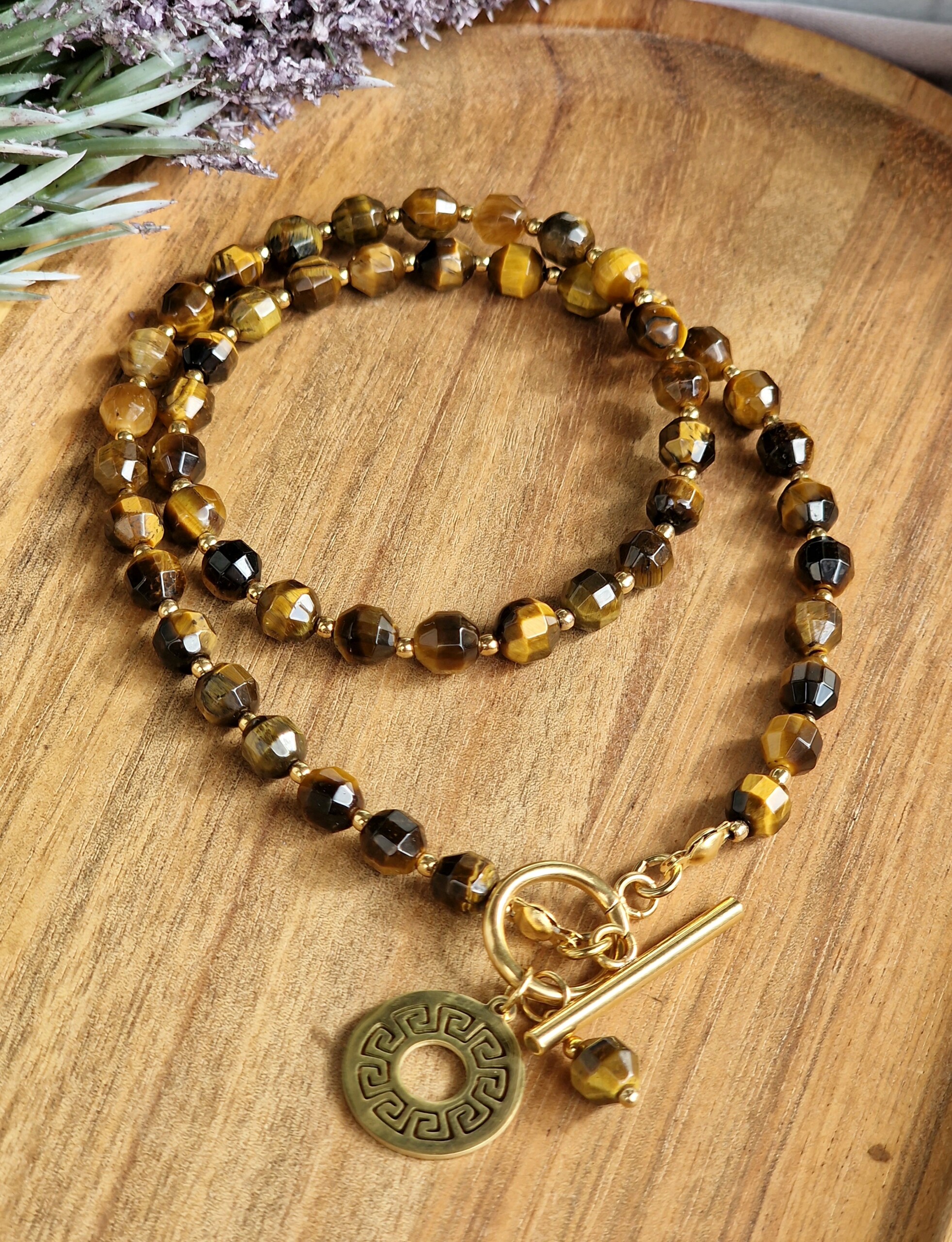 Naszyjnik Tygrysie Oko, Hematyt