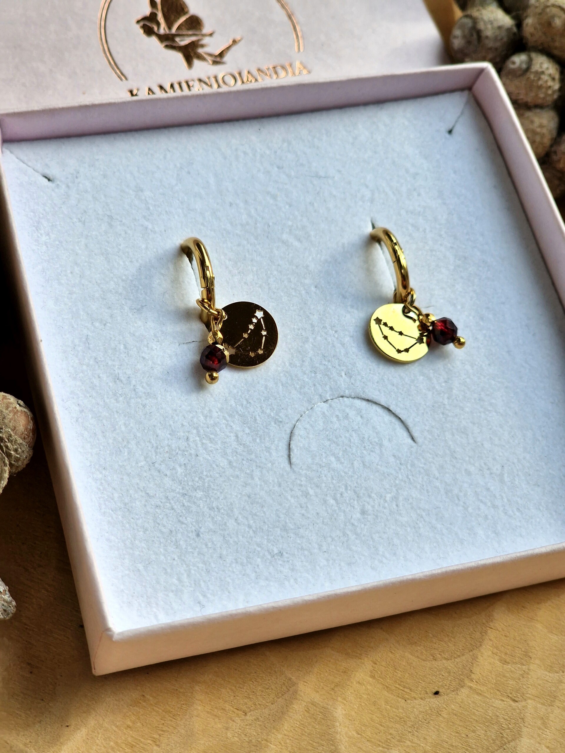 Kolczyki Koziorożec konstelacja