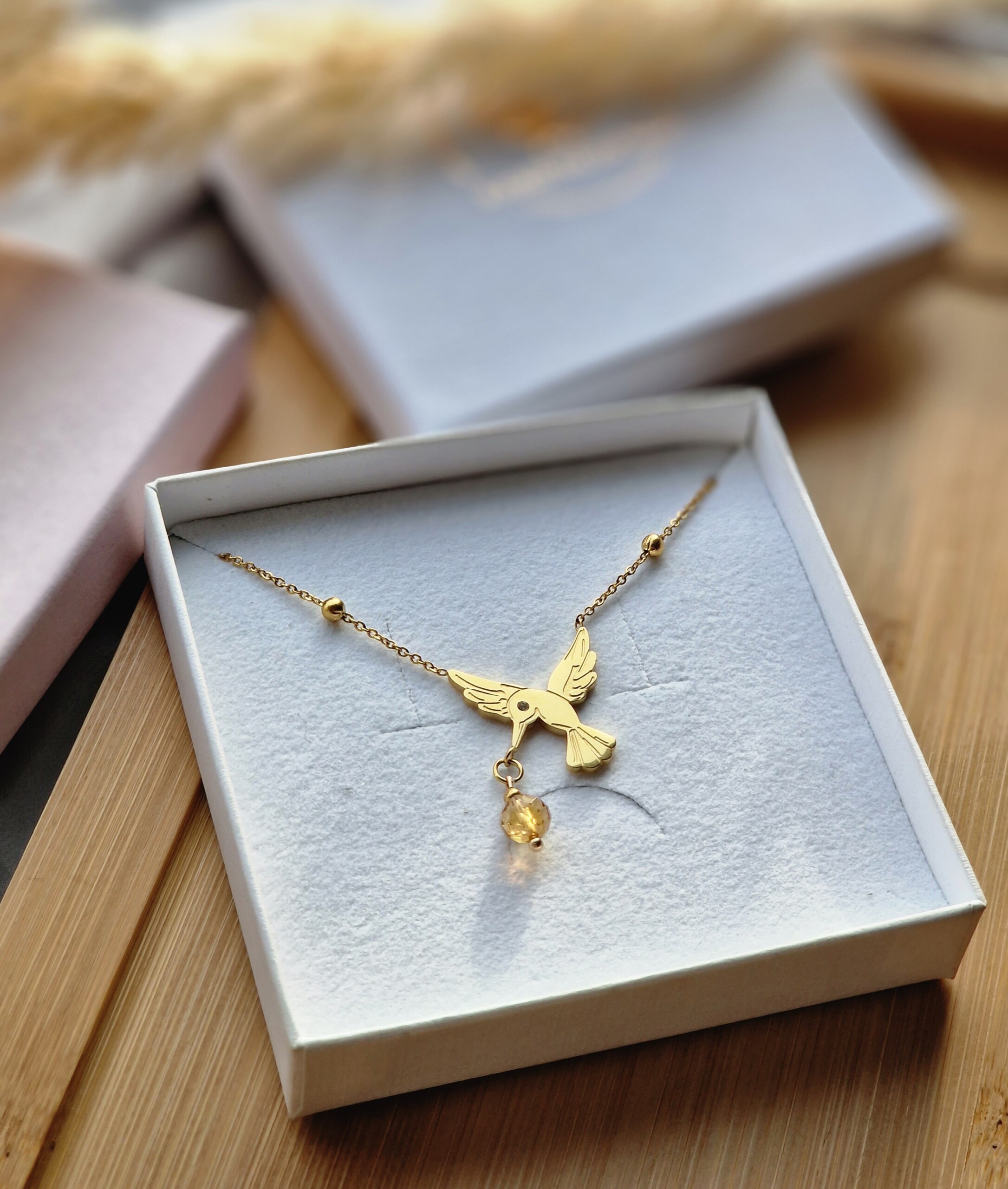 Naszyjnik Cytryn Hematyt