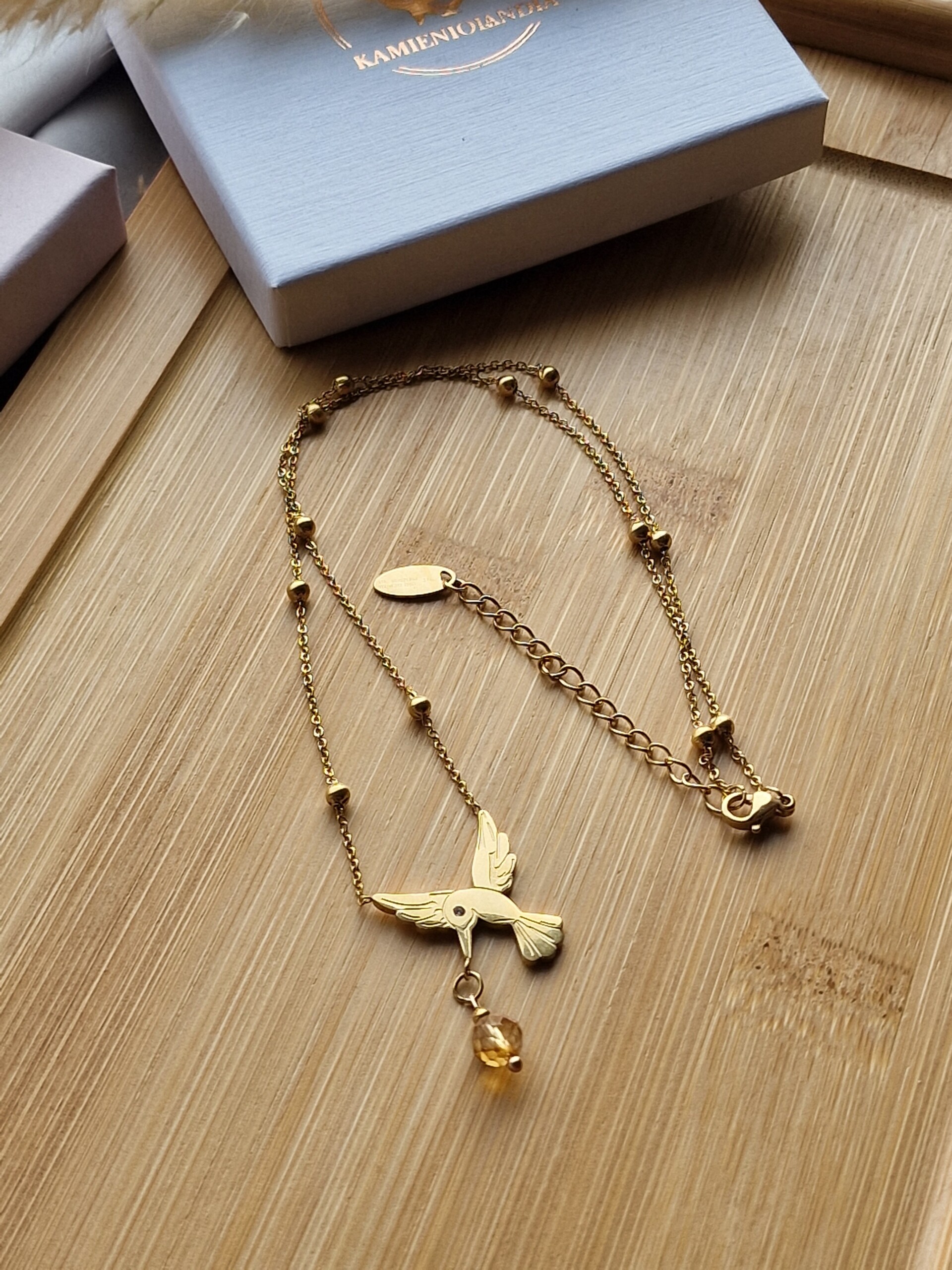 Naszyjnik Cytryn Hematyt - obrazek 2