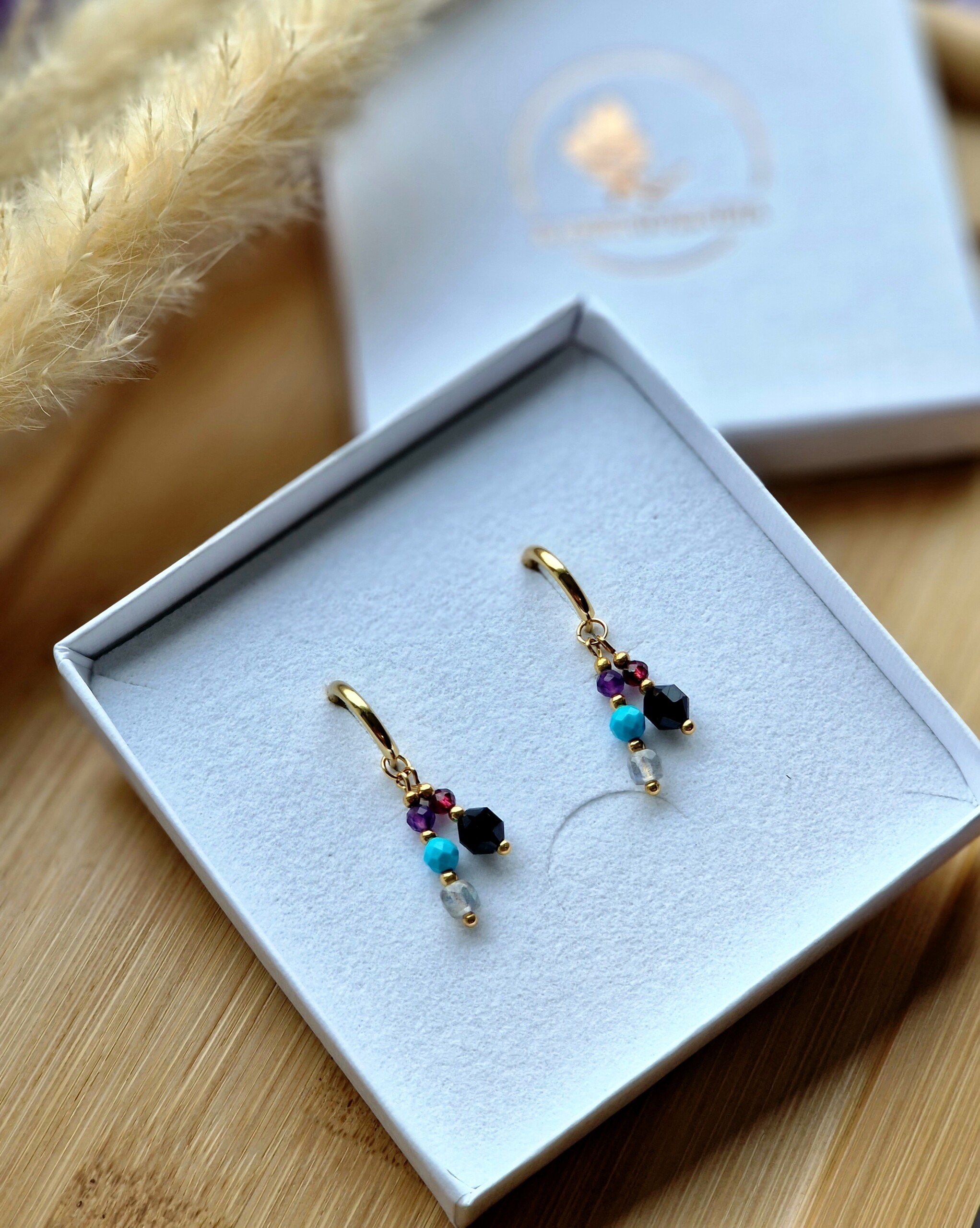 Kolczyki znak zodiaku Strzelec - obrazek 2