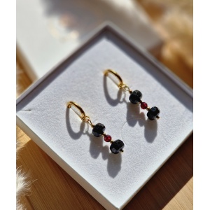 kolczyki-turmalin-granat-hematyt