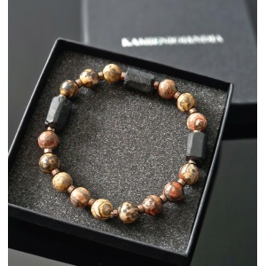 Bransoletka męska Turmalin, Jaspis leopard skin, Hematyt Strefa okazji