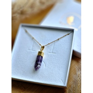 Naszyjnik Ametyst grot