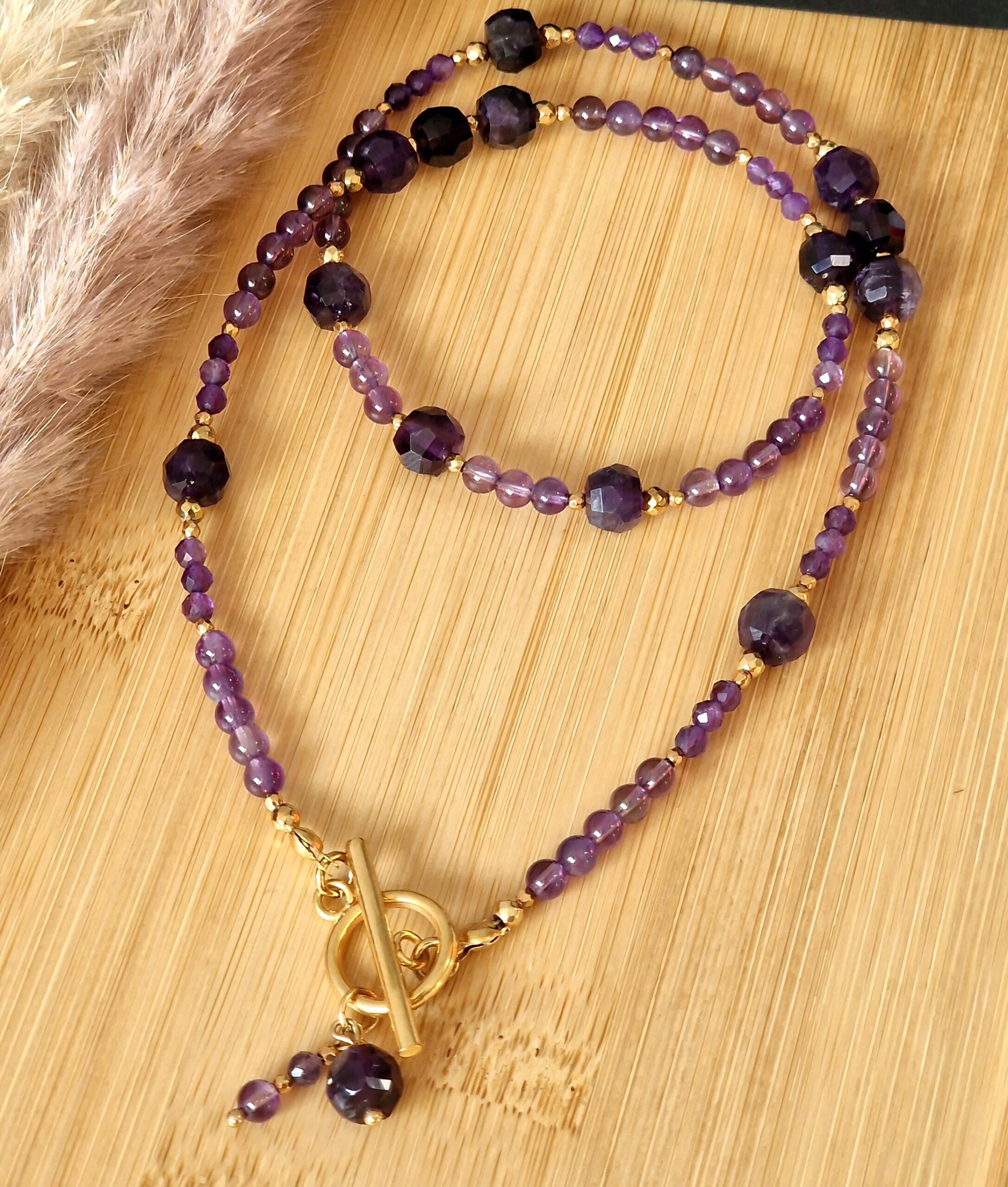 Bransoletka Cytryn, Kryształ górski, Rubin, Ametyst, Apatyt