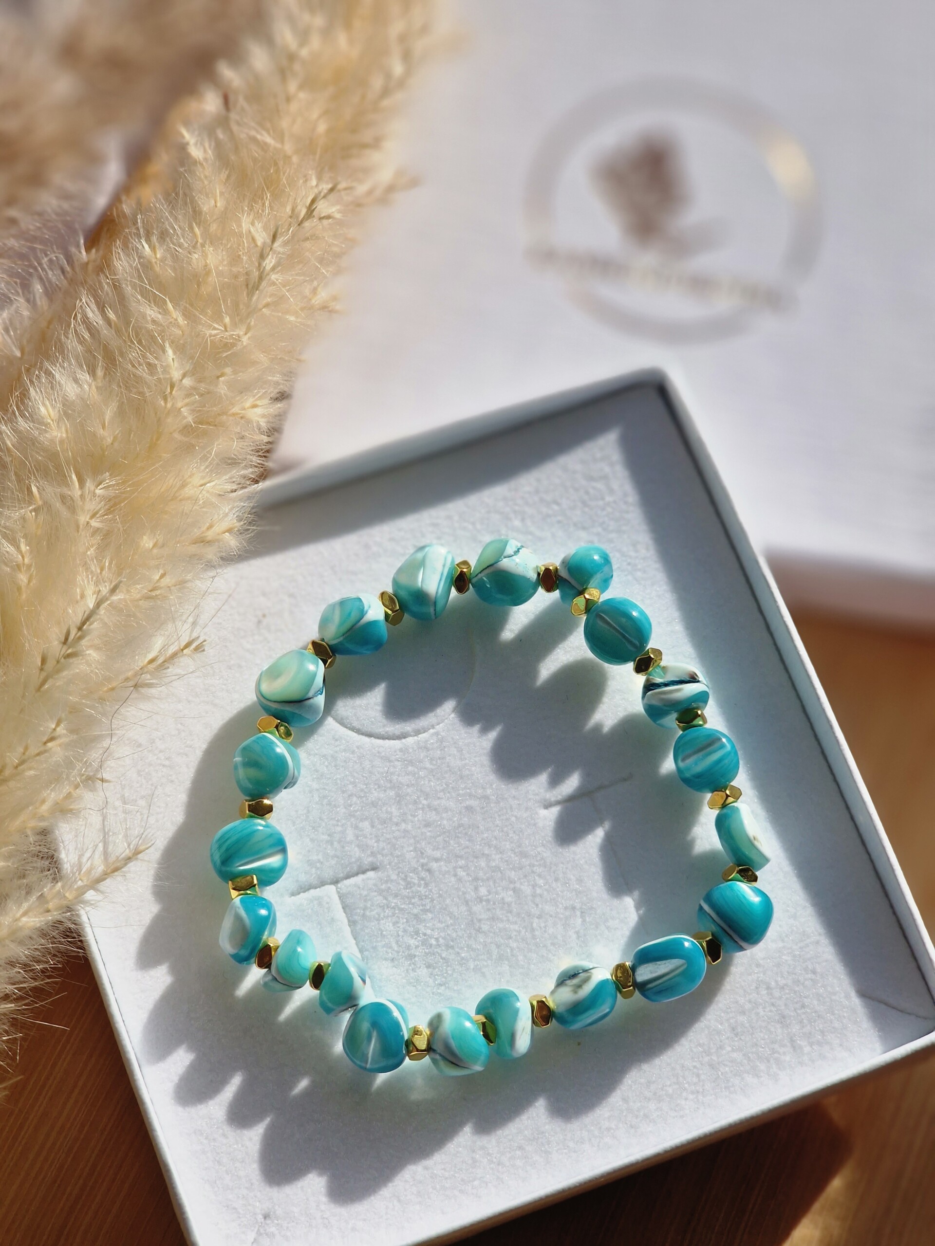 Bransoletka Masa perłowa, Hematyt - obrazek 2