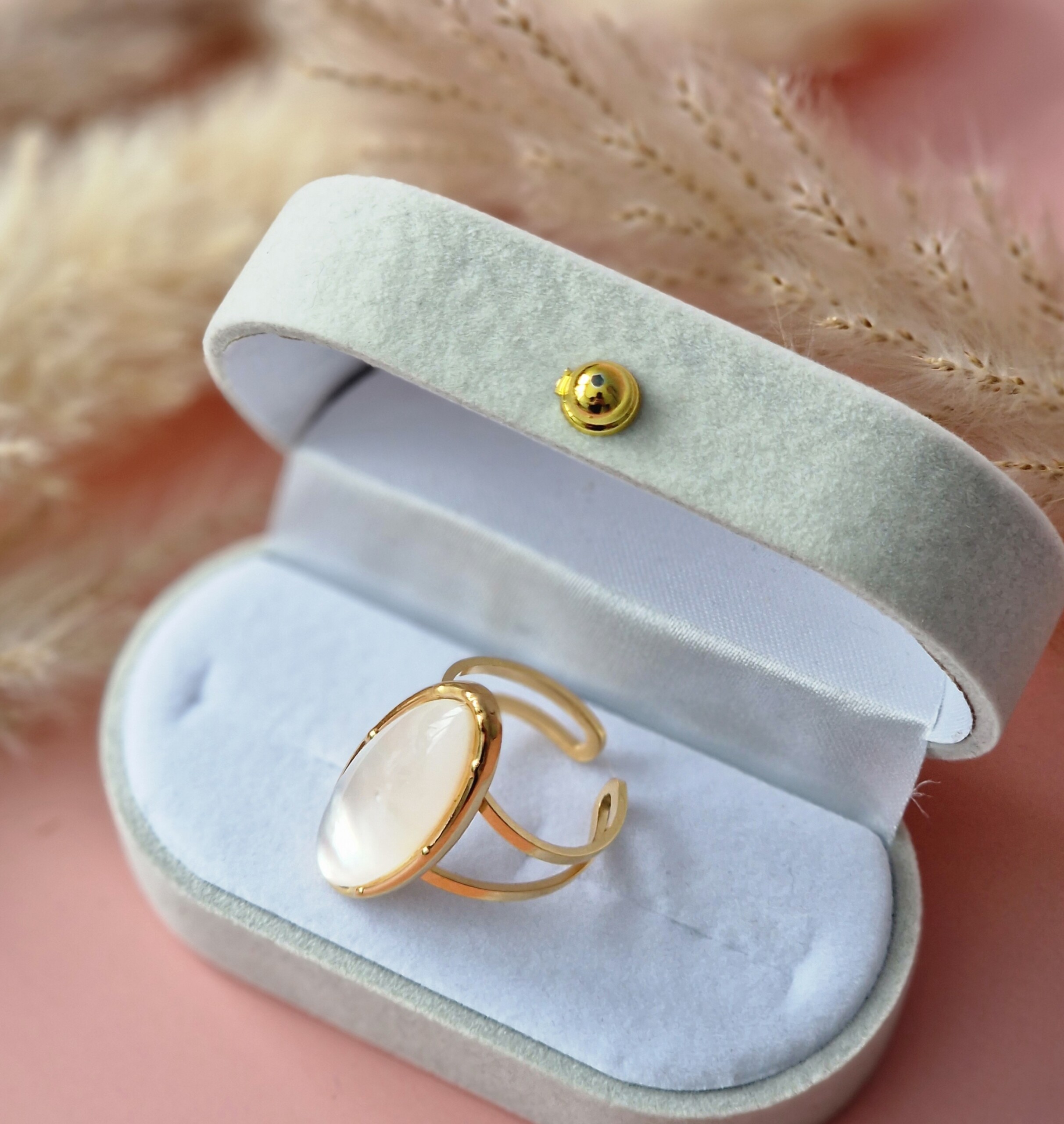 Pierścionek Masa perłowa - obrazek 2