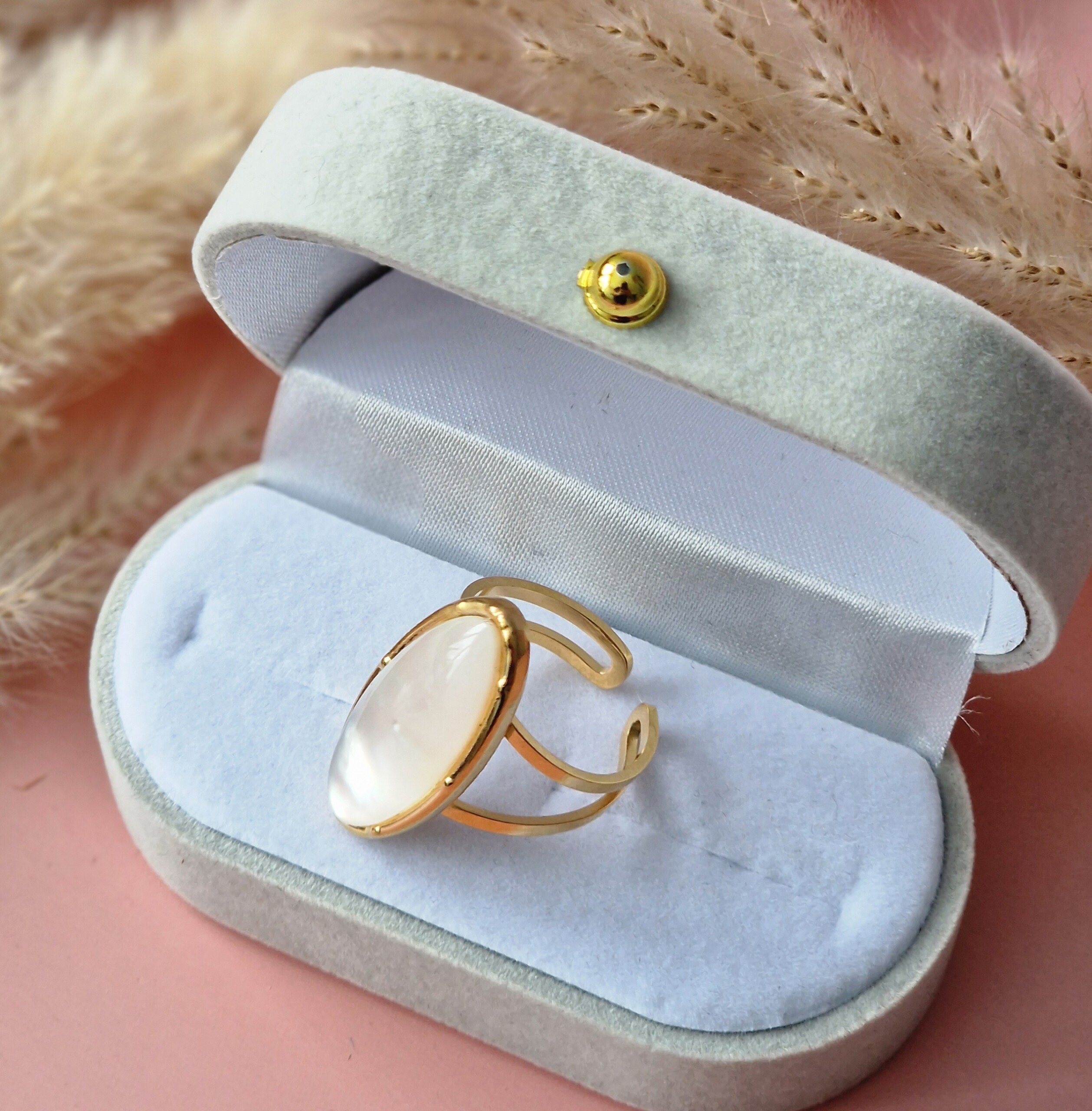 Pierścionek Masa perłowa - obrazek 4